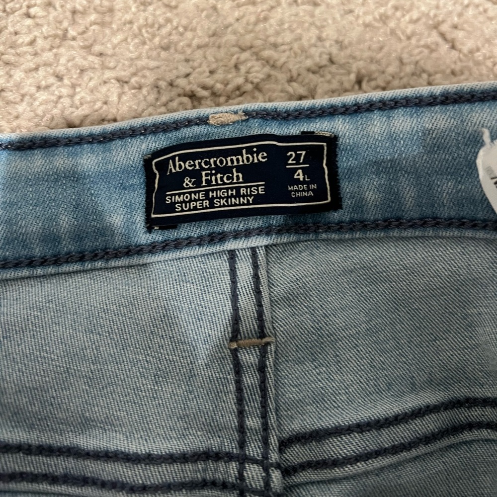Simone super skinny high rise jeans
